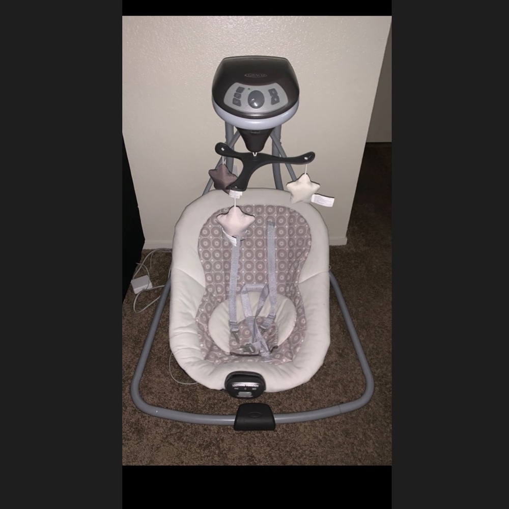 baby grew out of swing